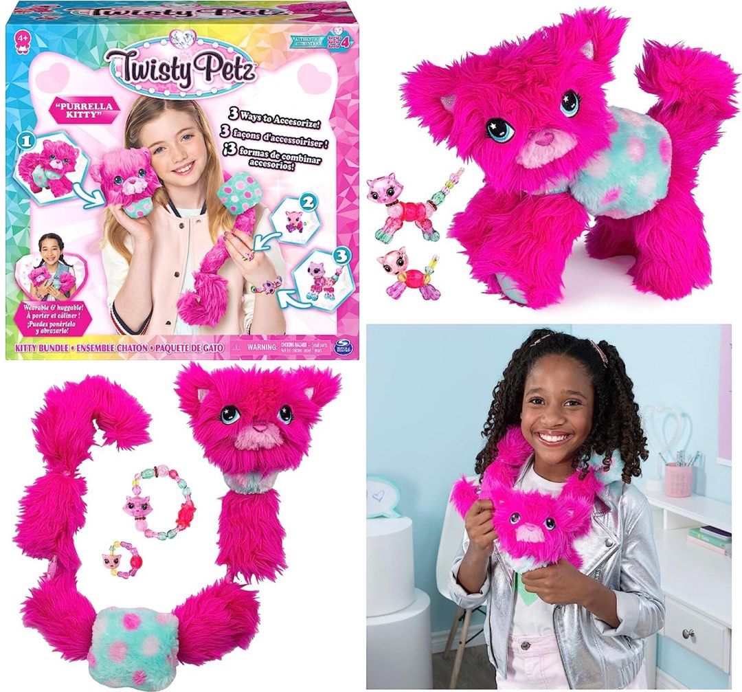 Twisty Petz Series 4 Purrella Kitty Bundle with Cuddlez Plush