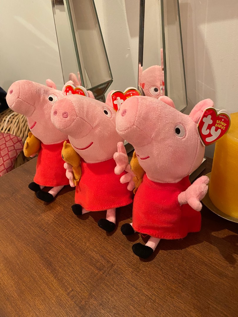 Peppa pig plush ty hotsell
