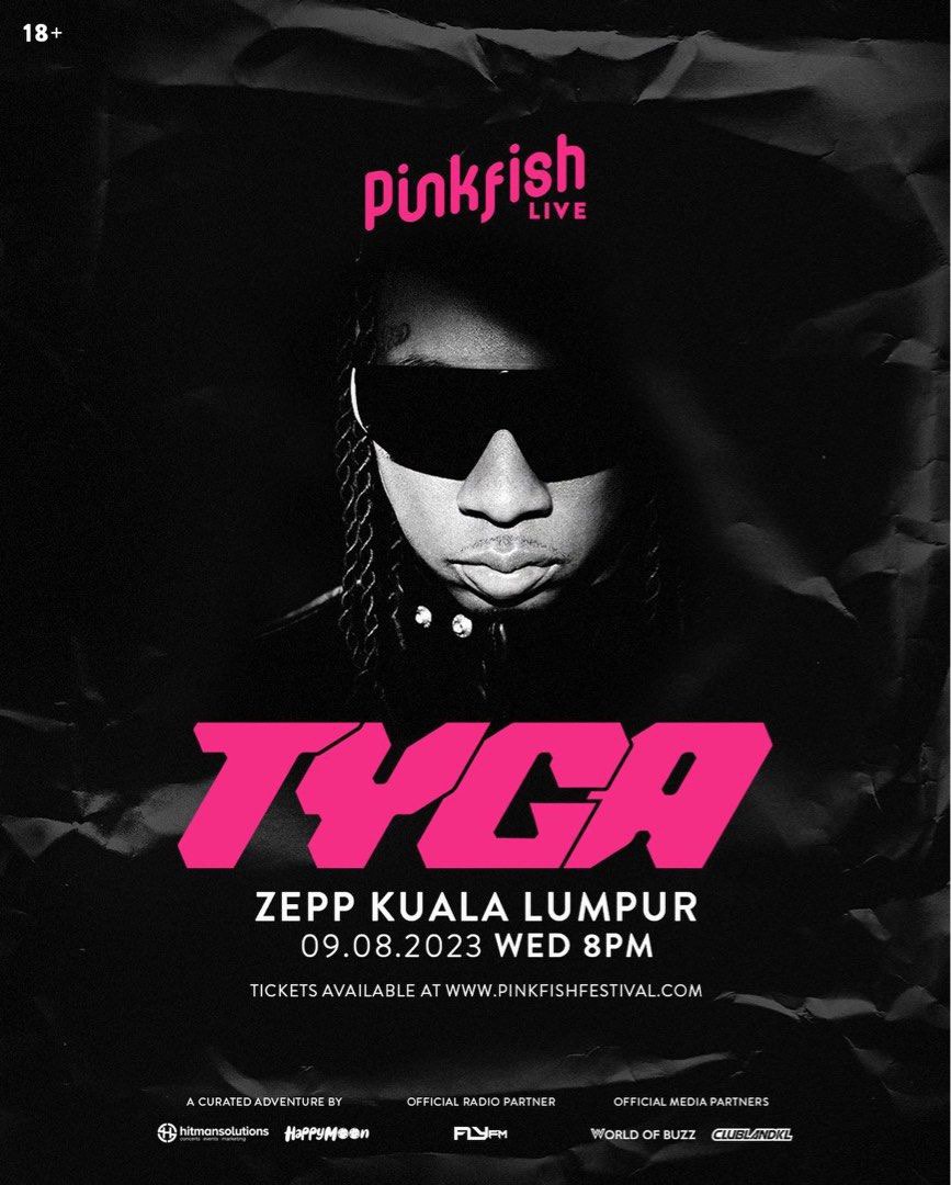 Tyga Concert, Tickets & Vouchers, Event Tickets on Carousell