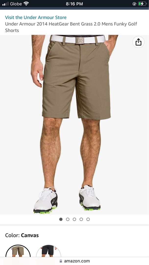 Ua bent grass shorts store