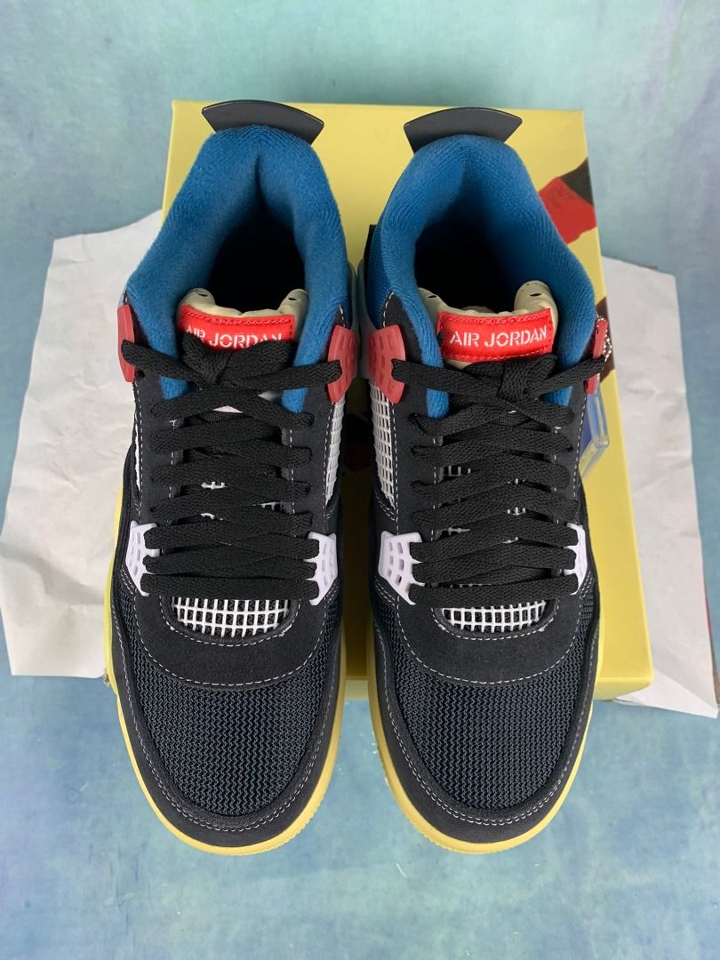 Union LA x Air Jordan 4 aj4 DC9533-001, 男裝, 鞋, 波鞋- Carousell