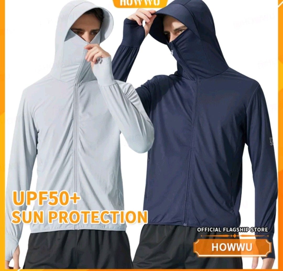 UPF 50+ sun protection light weight jacket, Men's Fashion