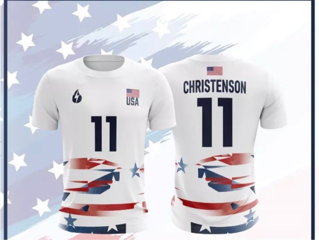 USA Men s Volleyball Team Jersey Men s Fashion Tops Sets