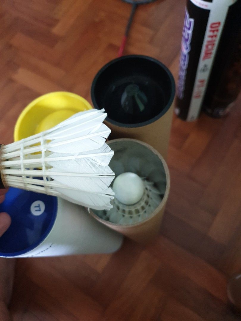 Used Badminton Shuttles, Sports Equipment, Sports & Games, Racket