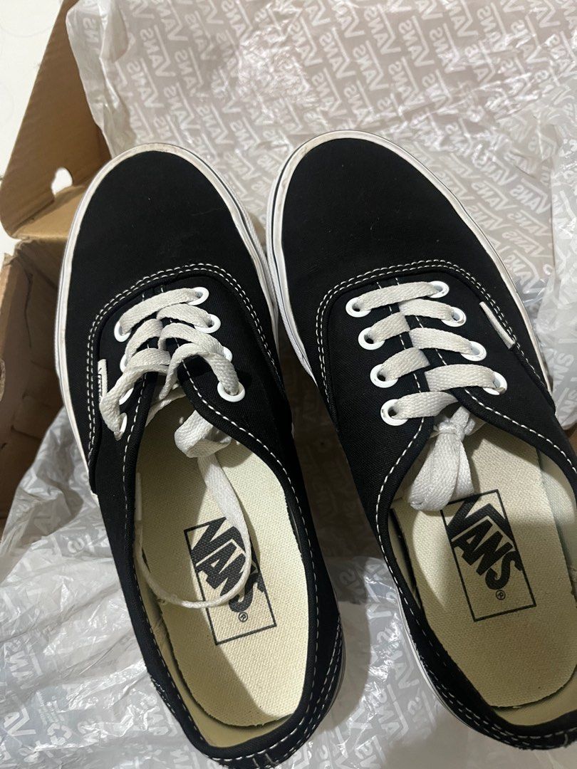Vans authentic black 38 hot sale