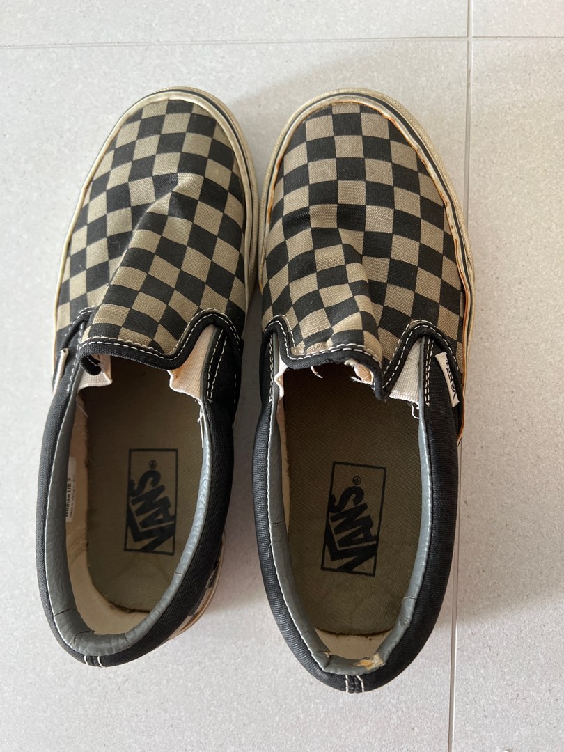 Checkered tan vans new arrivals