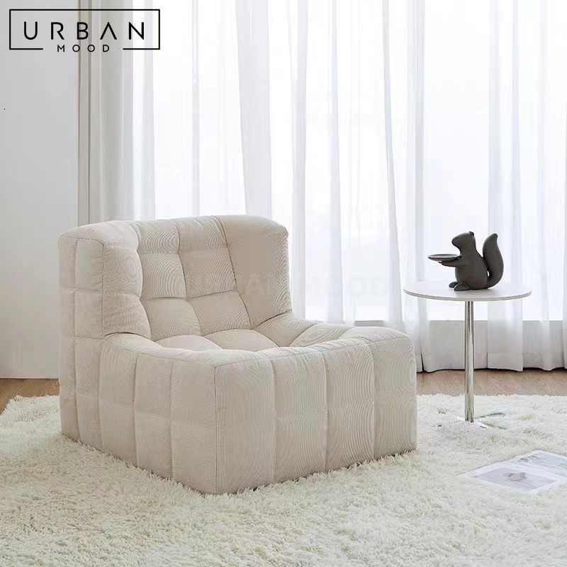 VELOX Modern Boucle Leisure Chair, Furniture & Home Living, Furniture ...