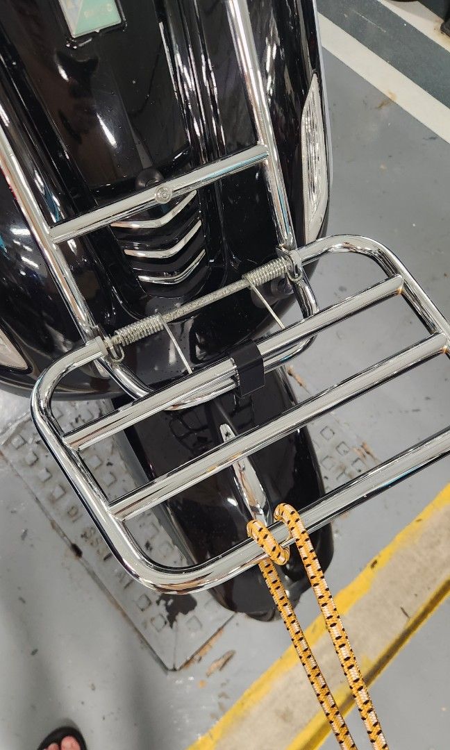 Vespa rack clamp, Motorcycles, Motorcycle Accessories on Carousell