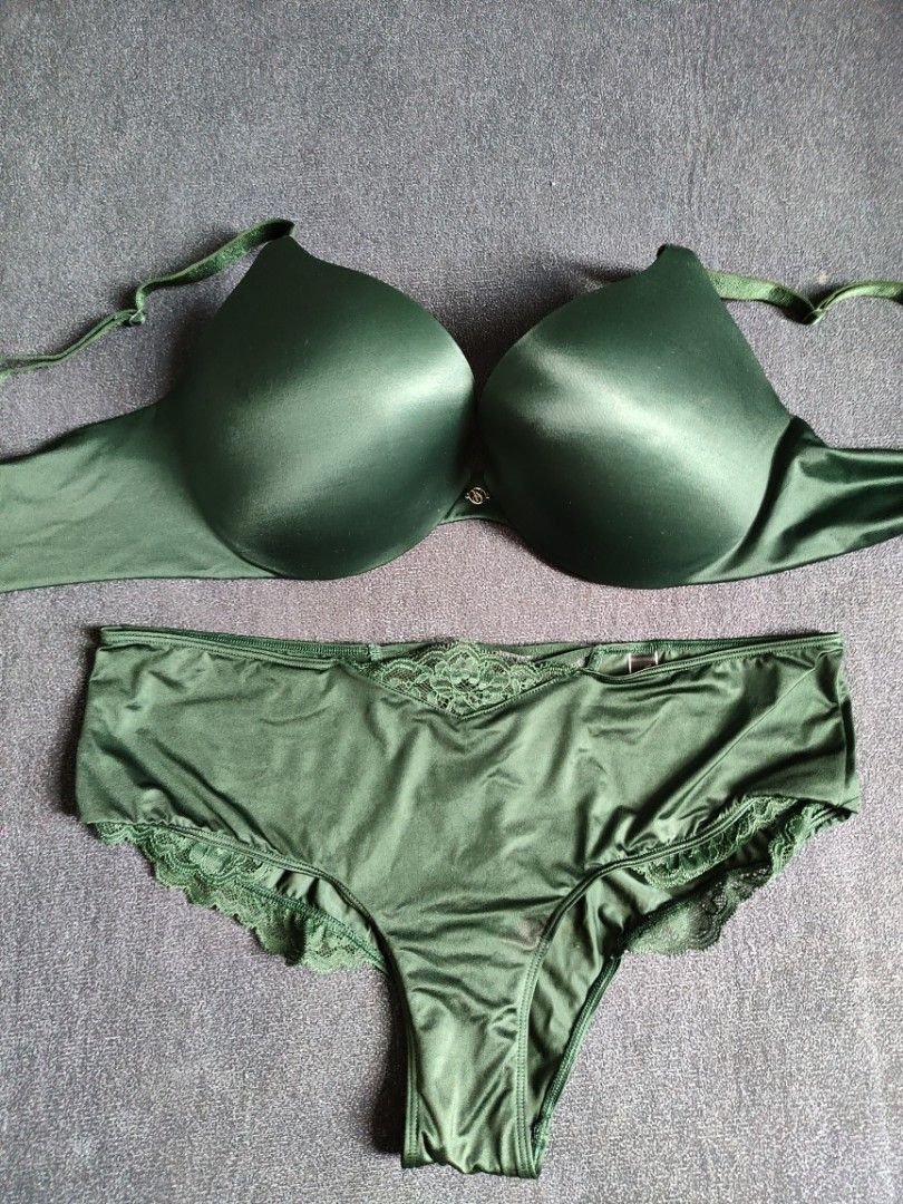 Victoria secret So Obsessed push up bra set 36C and L, Women's Fashion, New  Undergarments & Loungewear on Carousell