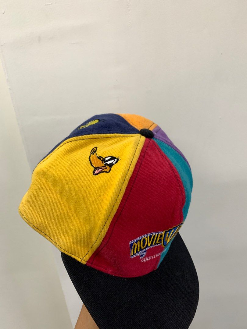 Vintage 1994 Warner Bros Movie World Colorblock Cap, Men's Fashion ...
