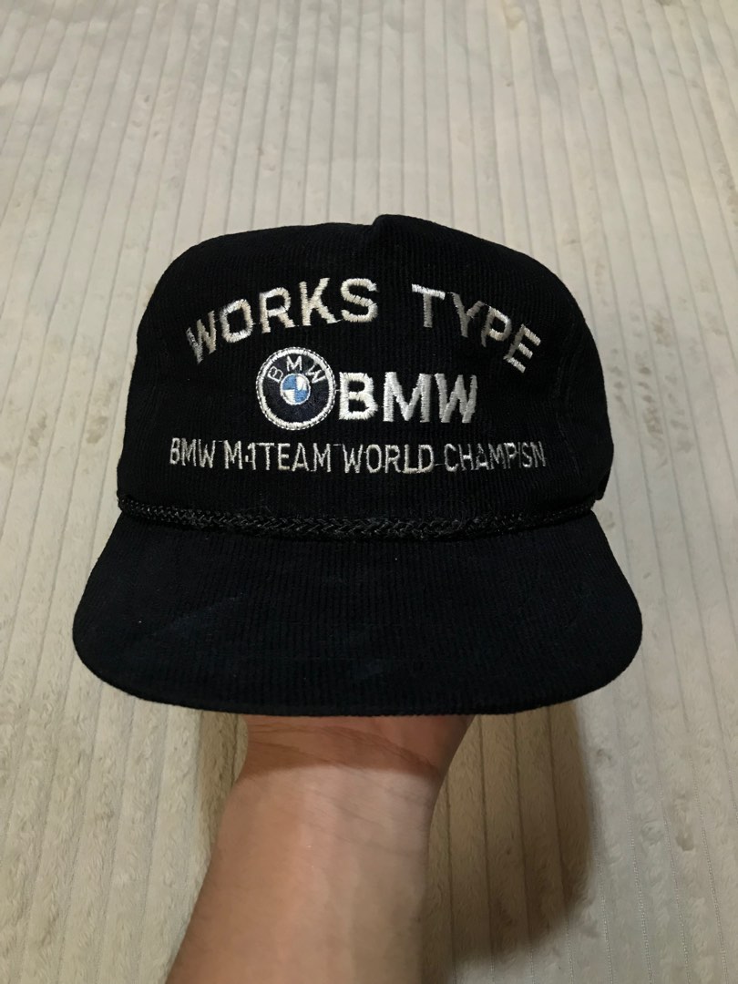VINTAGE 80's BMW CORDUROY CAP on Carousell