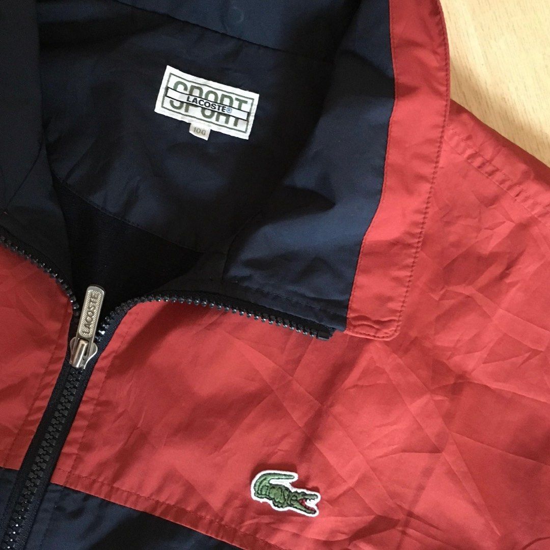Mens lacoste clearance windbreaker jacket
