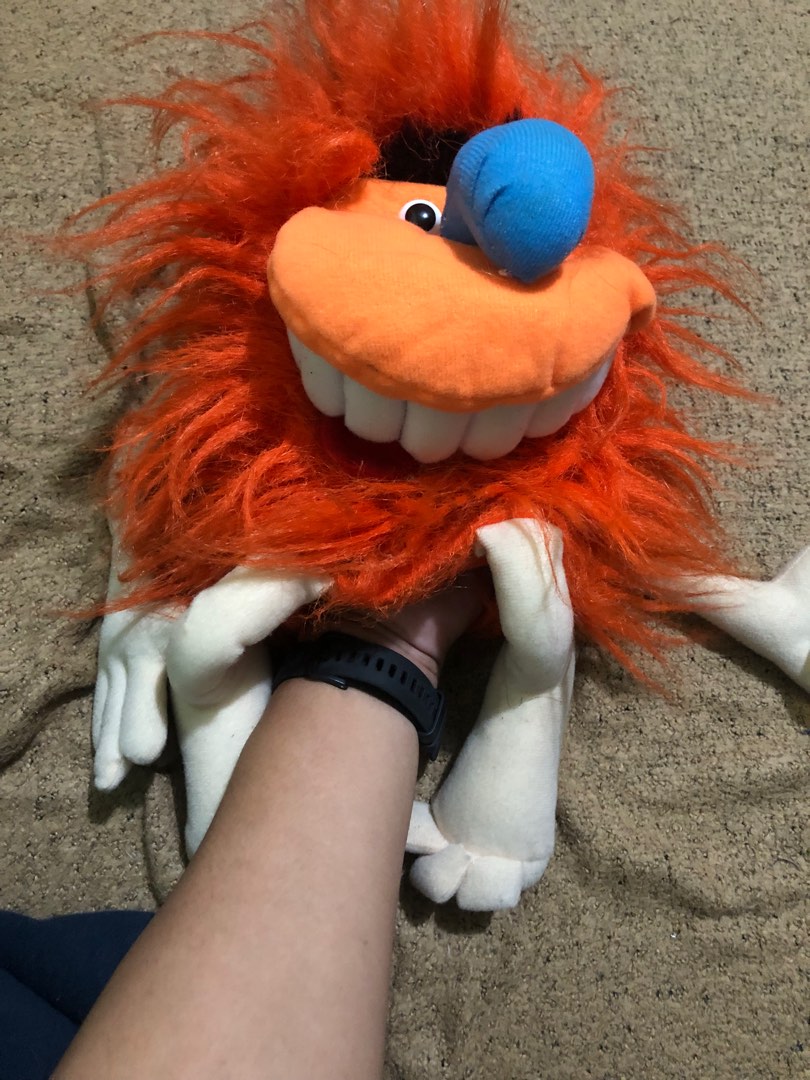 Vintage rare POG mascot hand puppet on Carousell