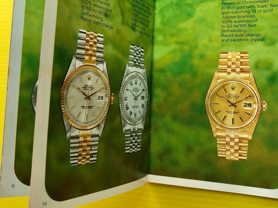 Vintage Rolex Catalog / brochure 1983, Men's Fashion, Watches