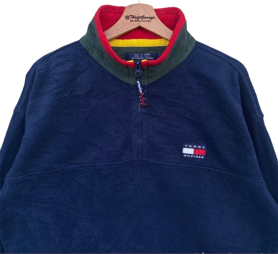 Vintage tommy shop hilfiger fleece jacket