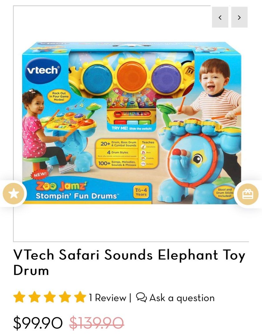 Vtech stompin top fun drums