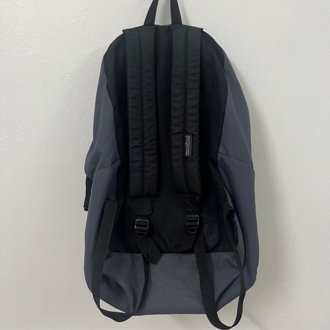 Dark grey sales jansport backpack