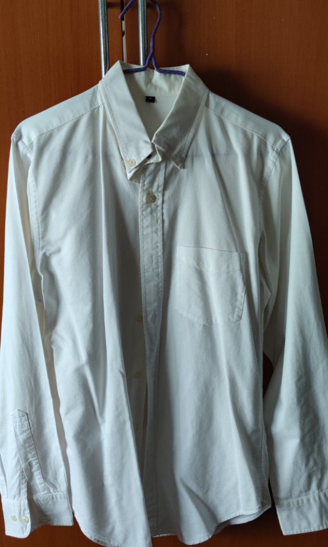 thick cotton white shirt