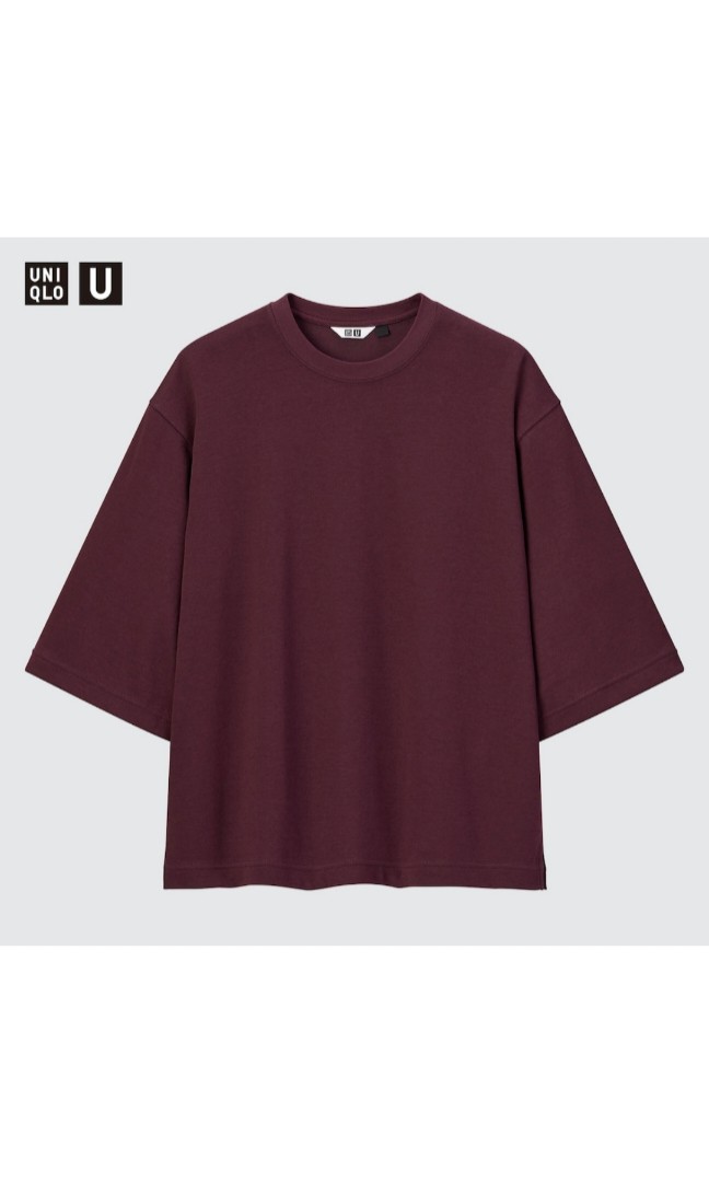 U AIRism Cotton Short-Sleeve Oversized T-Shirt