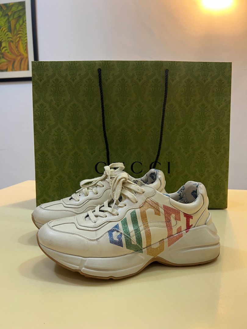 Womens gucci outlet glitter sneakers