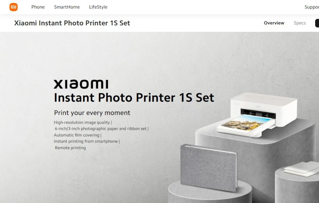 Xiaomi Instant Photo Printer 1S Set (Brand New), Computers & Tech
