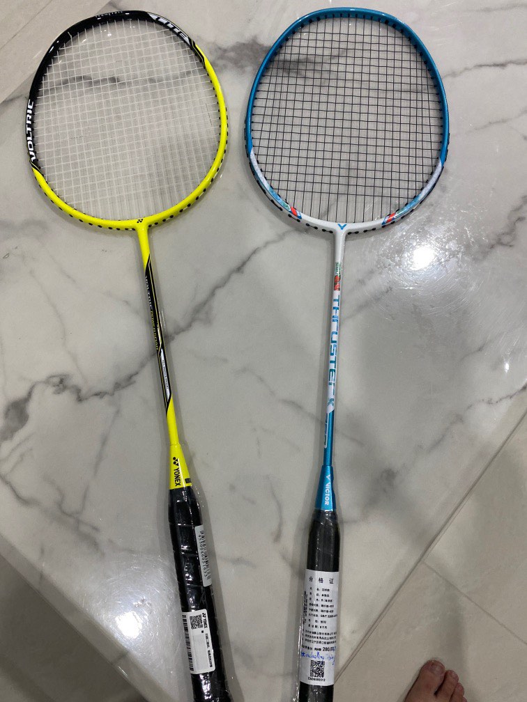 Batmonton Racket Yonex and victor Badminton Racket, Sports Equipment, Sports & Games ...