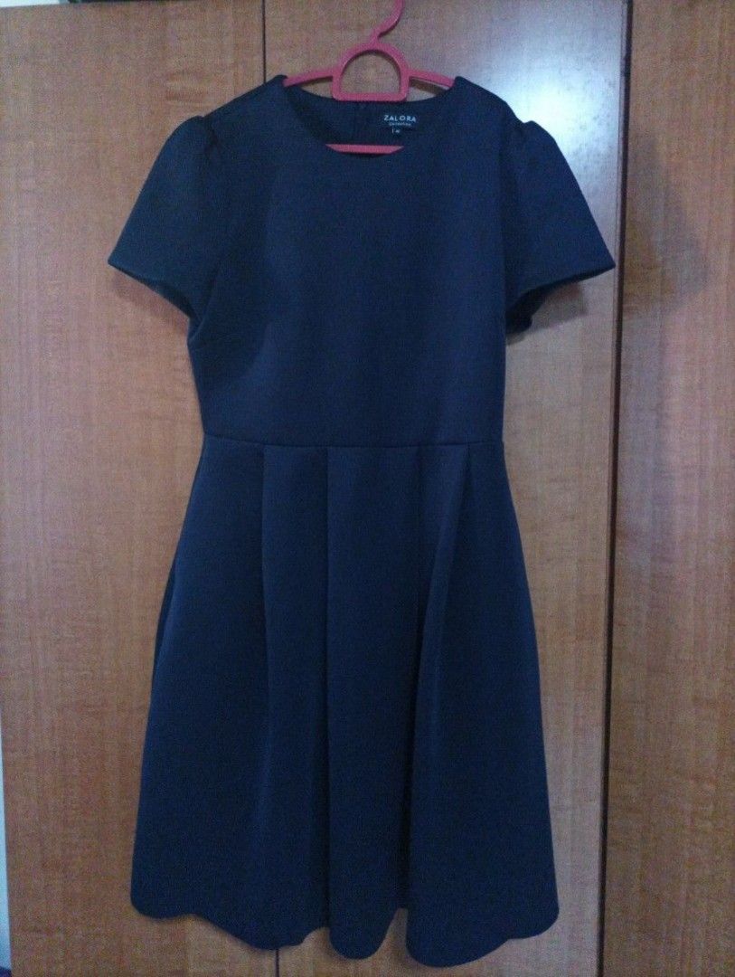 Zalora navy blue dress top