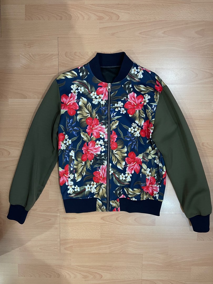 Zara man floral jacket deals