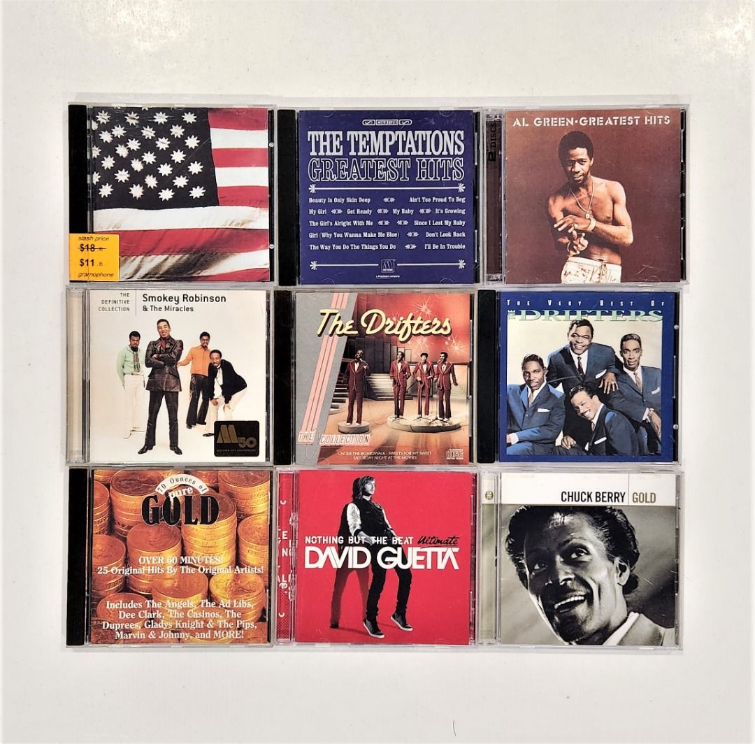 $10 for 3CD Sly  The Family Stone The Temptations Al Green Smokey Robinson   The Miracles The Drifters David Guetta Chuck Berry, Hobbies  Toys, Music   Media, CDs  DVDs