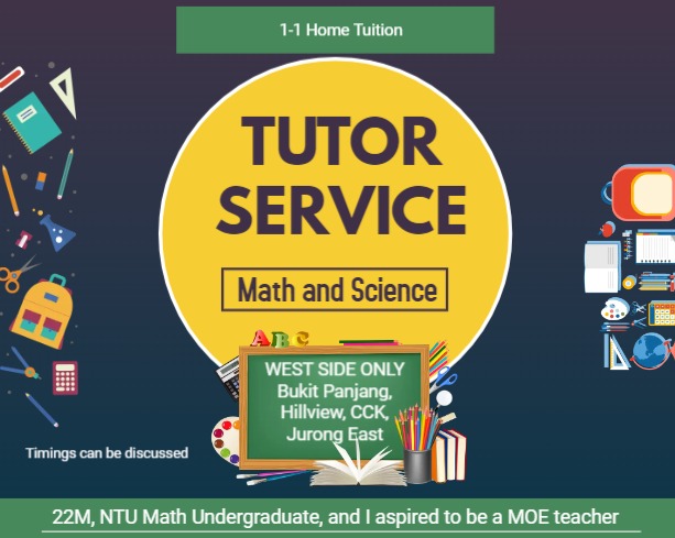 NTU Student! 1-1 Home Tuition! GCE O-Level A&E Math, PSLE Math ...