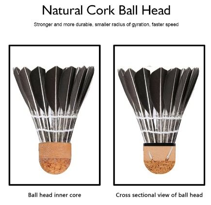 Types of badminton shuttlecock