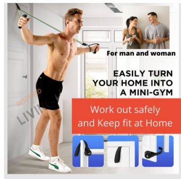 200 LBS Resistance Band Set Premium 17 12 pcs Workout Bar Push up Board Home Gym Sports Band DL0669