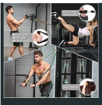 Exercise on sale band hooks
