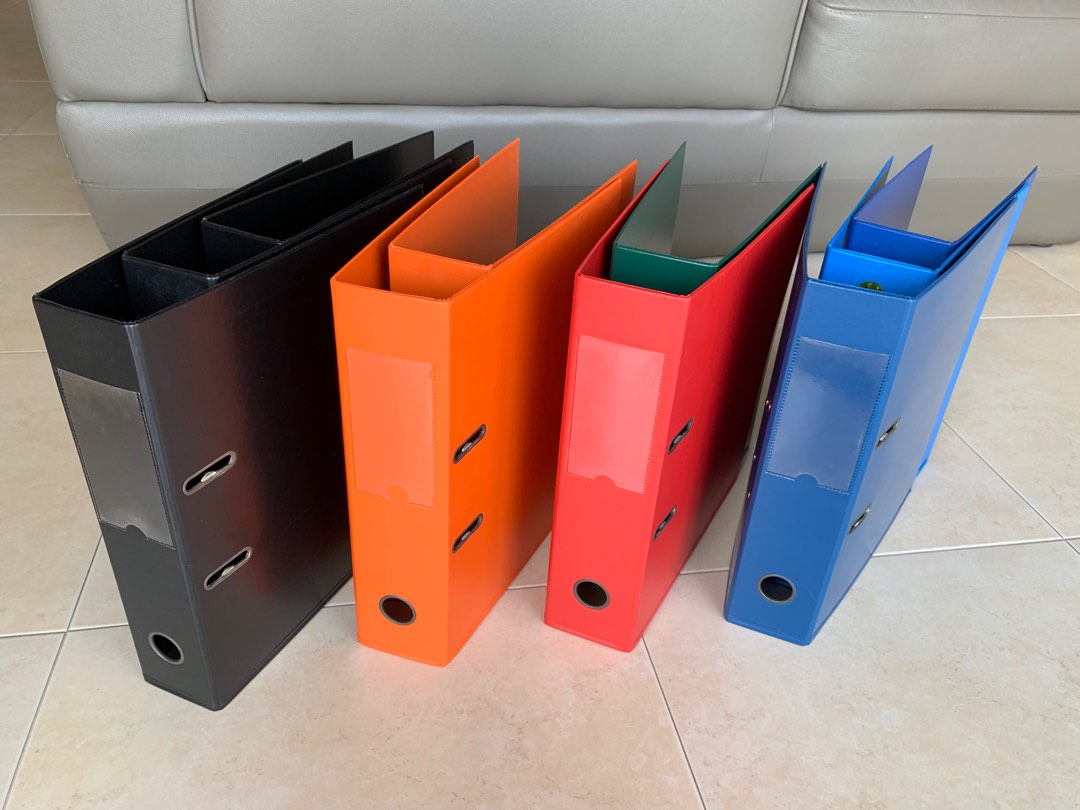 3Inch PVC Lever Arch Files, Hobbies & Toys, Stationery & Craft ...