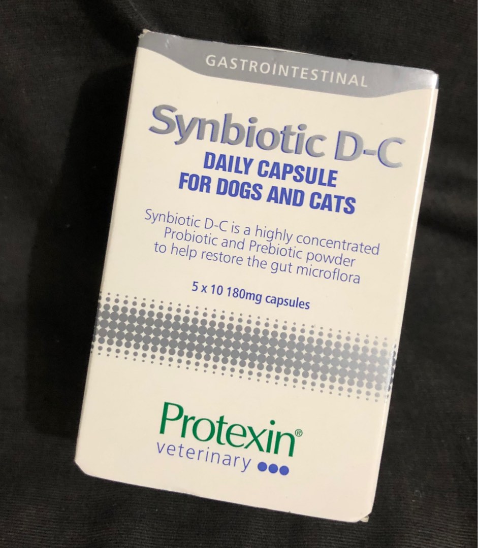 [43粒] 貓狗 PROTEXIN SYNBIOTIC D-C 益生菌 , 寵物用品, 寵物食品 - Carousell