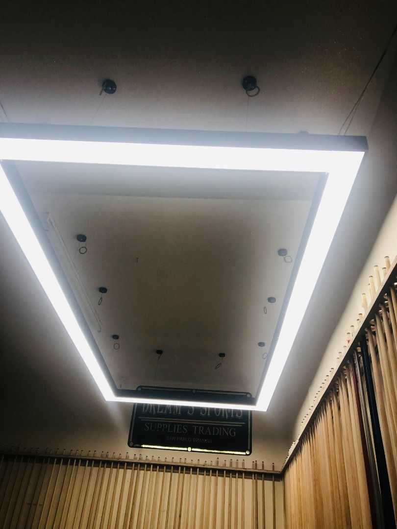 4x8ft MODERN STYLE RECTANGULAR LED LAMP (Category: Other Sports Equipment and Supplies) located in San Pablo. Submitted by reyessportssuppliestrading (Listing ID 1243548358, Image 3). Description: 4x8ft MODERN STYLE RECTANGULAR LED LAMP - Aluminum Shawdowless Ultra-thin LED Pool Table Light - Rod Box Material: Aluminum Alloy - GOOD QUALITY - AFFORDABLE - BRAND NEW FOR MORE INFORMATION MESSAGE US. WE SHIP CASH ON DELIVERY 100% GOOD CONDITION LOWES