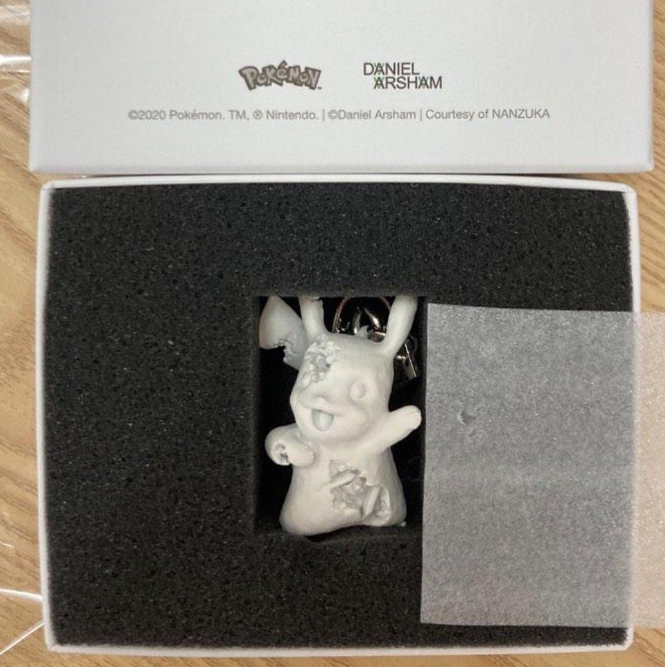 Daniel Arsham Pokemon 2G TOKYO Key Charm Pikachu Figure Version