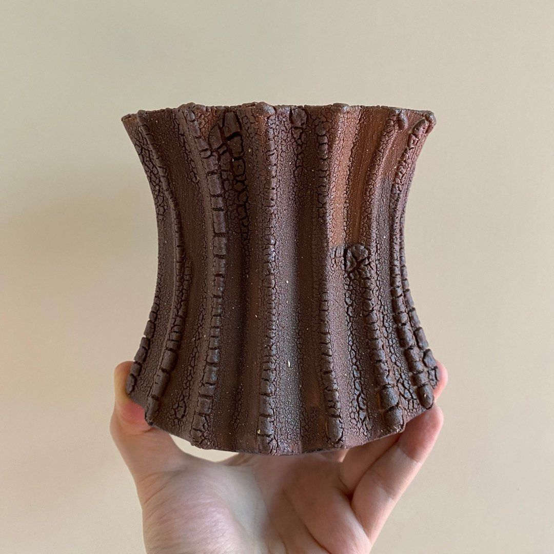 野中麟太郎 soso 礎礎 Lサイズ 陶器鉢 作家鉢 植木鉢