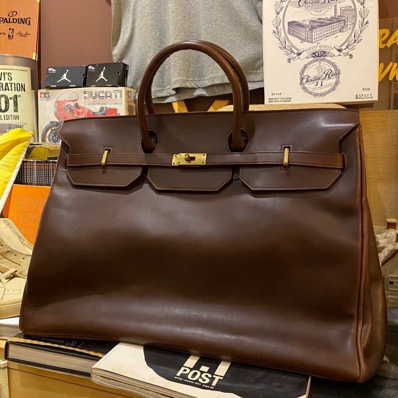 ポーター ネクサスセブン JANE LEATHER 容赦 BAG バーキン 茶色