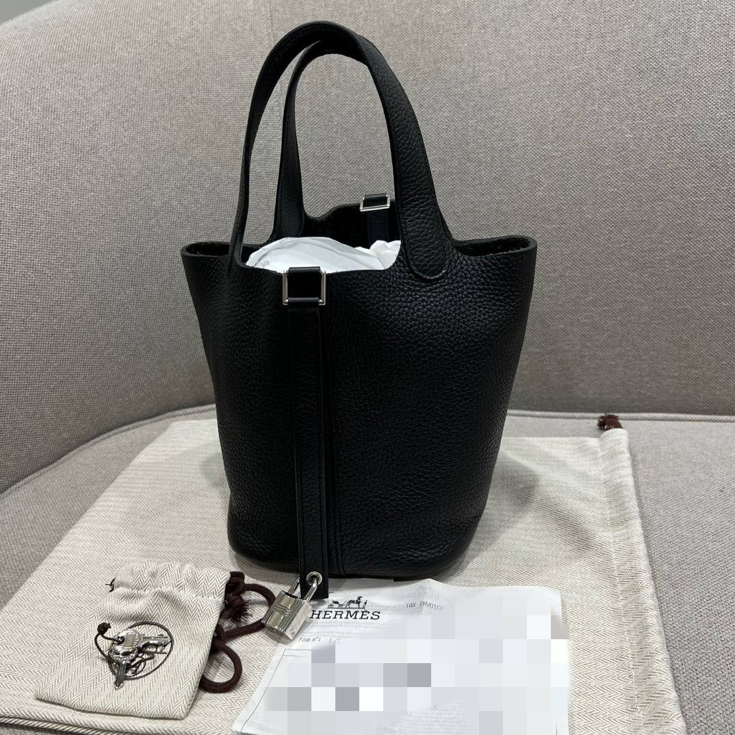 Hermes picotin 18 SO GREEN, Luxury, Bags & Wallets on Carousell