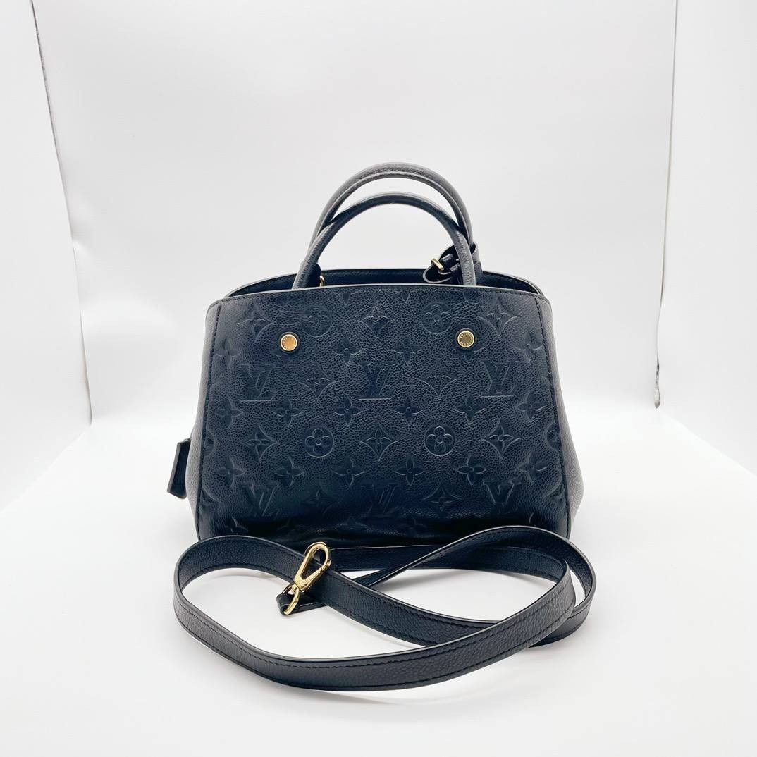 [ PRE-ORDER ], Preloved Louis Vuitton Montaigne BB Empreinte Leather