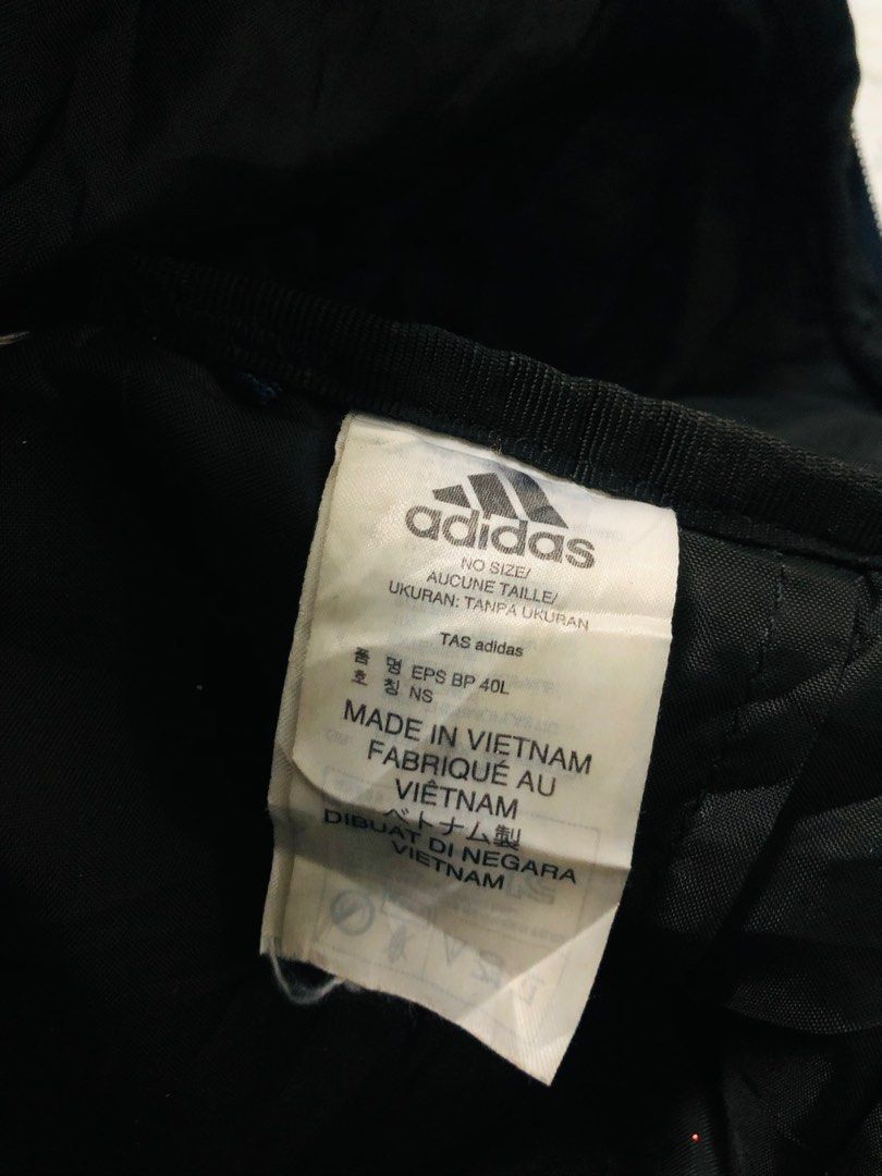 Adidas made in china vs vietnam backpack new arrivals