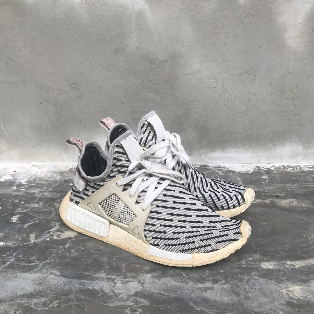 Adidas NMD XR 1 Zebra, Fesyen Pria, Sepatu , Sneakers di Carousell