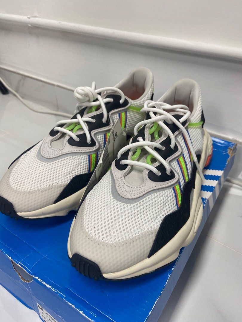 Adidas ozweego white outlet solar green
