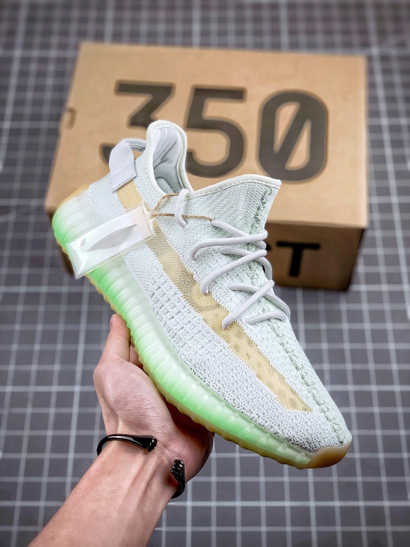 Adidas Yeezy 350 Boost V2 Hyperspace Mint Green Colorway Men s Fashion Footwear Sneakers on Carousell