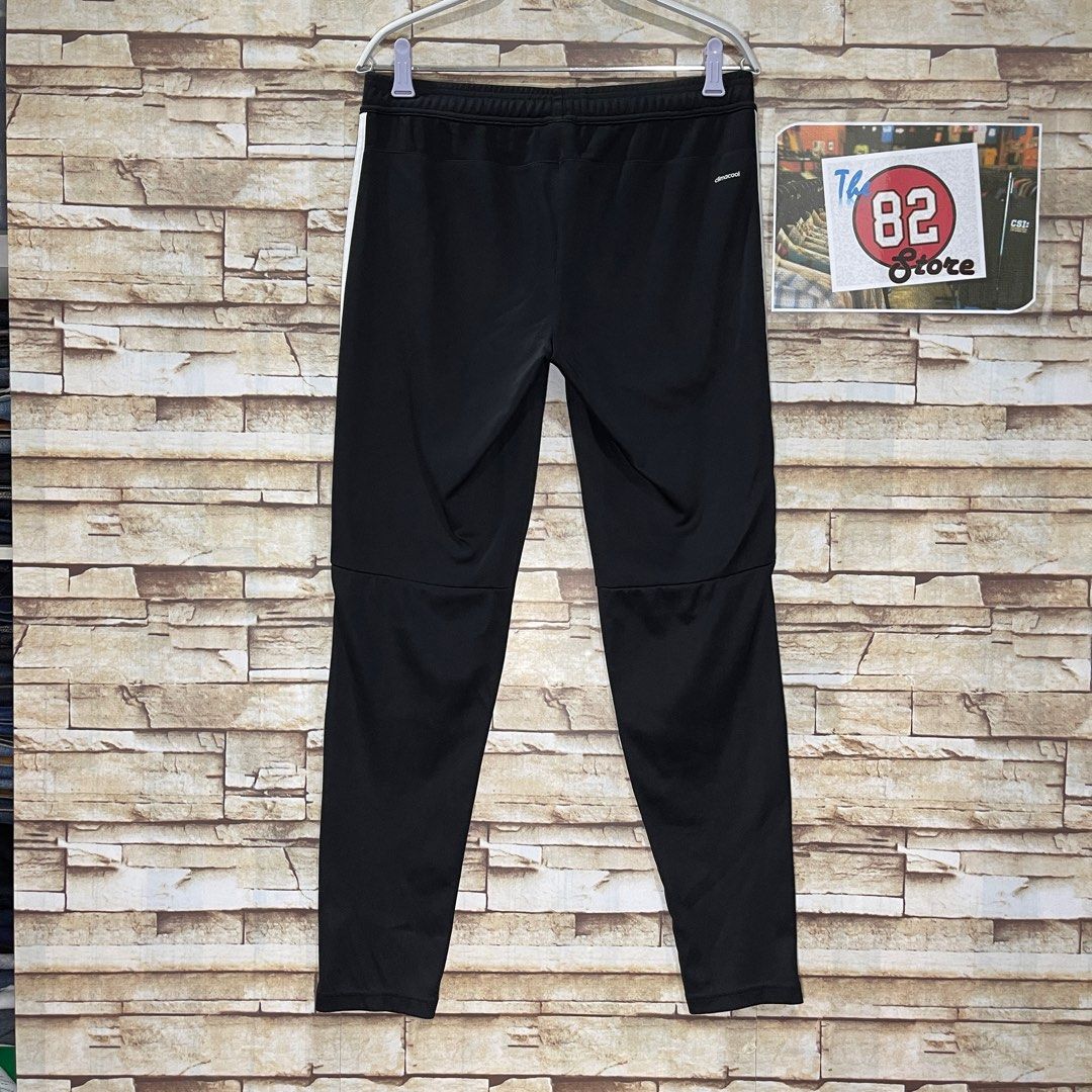 Adidas Climacool Black Pants with White Stripe-Zipper At Hems Size Small  (8-10) | eBay