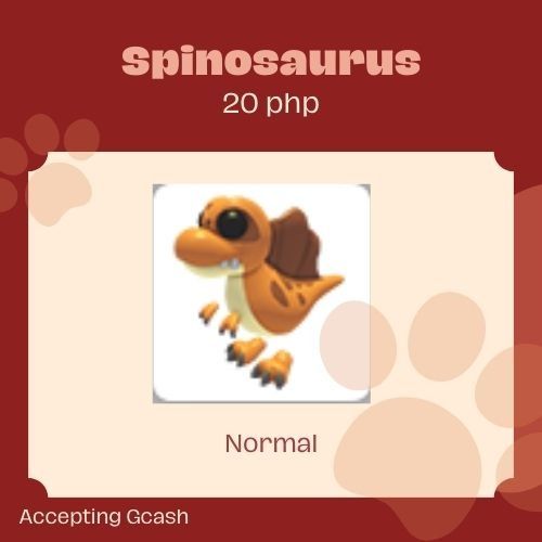 Adopt me pets | Spinosaurus on Carousell