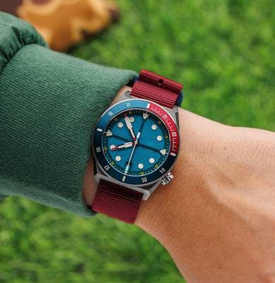 Titanium watch ADPT Boldr collaboration release Men s