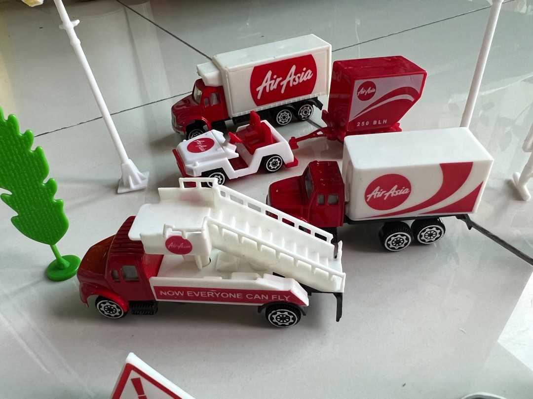 Air Asia AirPort Playset Incomplete
