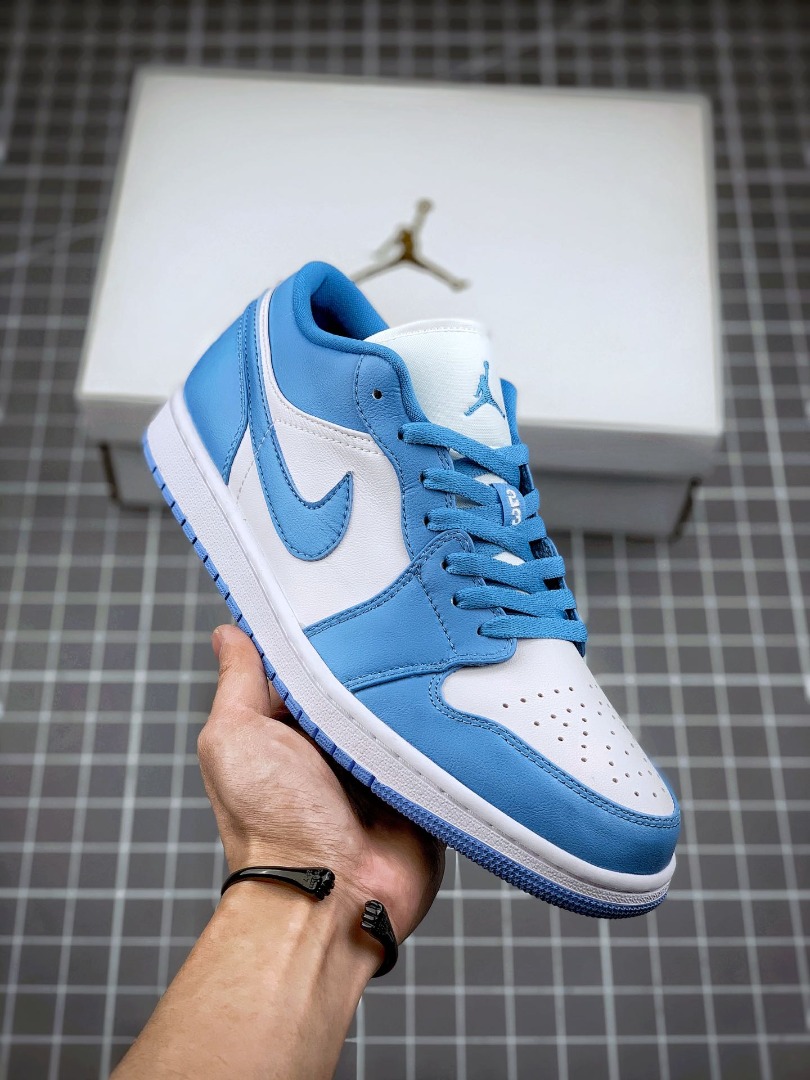 Air jordan 1 low carolina blue online